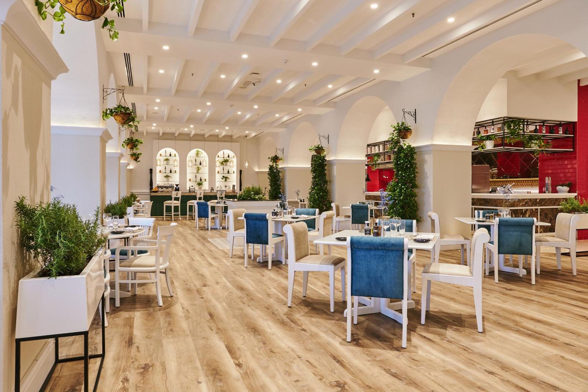Ajman Hotel & Villas By Blazon Hotels Ngoại thất bức ảnh The interior of the restaurant